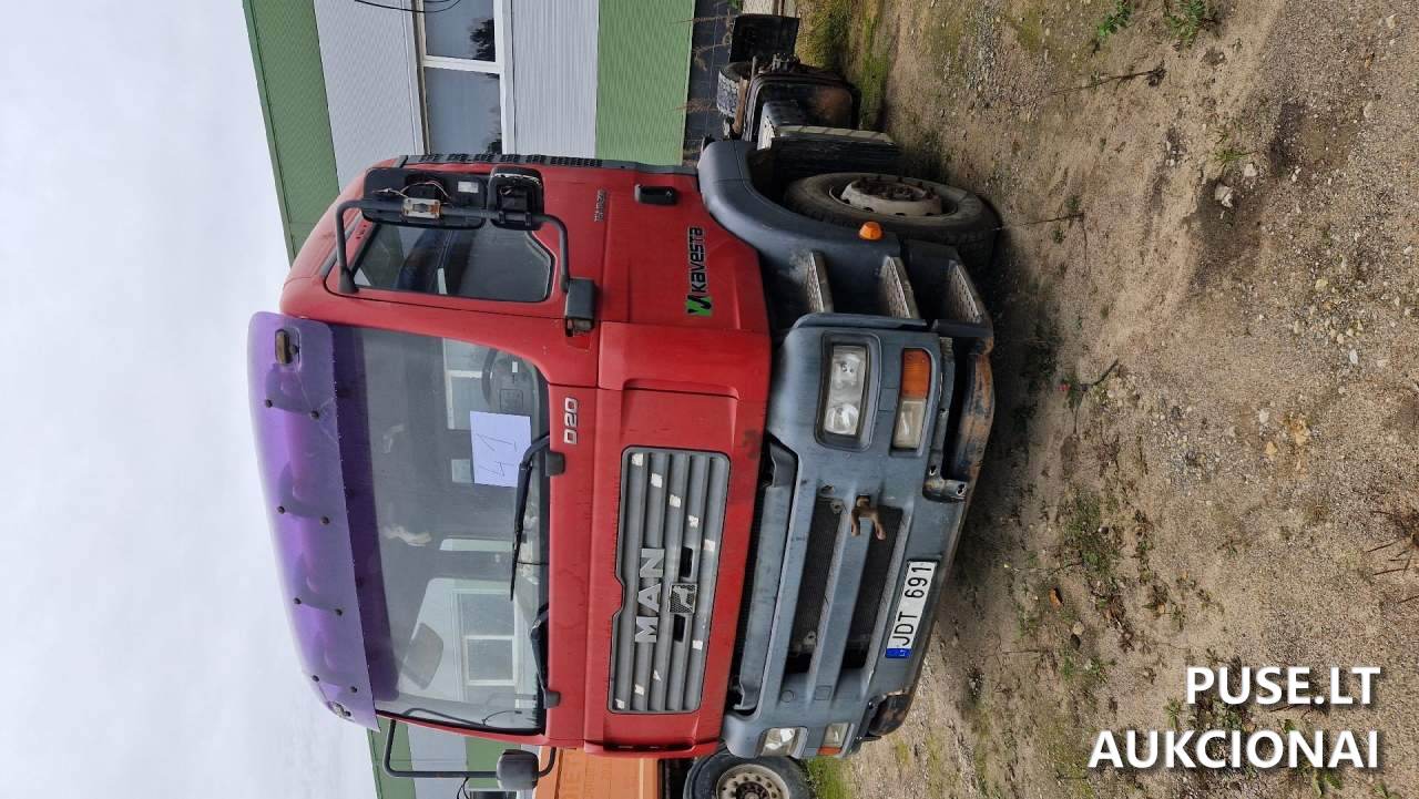 Automobilis MAN TGA 18390 Balninis vilkikas 3