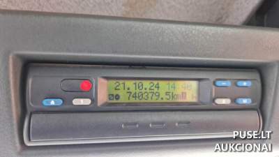 Parduodamas vilkikas MAN TGA 18390 2005 m. pradinė kaina 2000 EUR, parduodamas aukcione