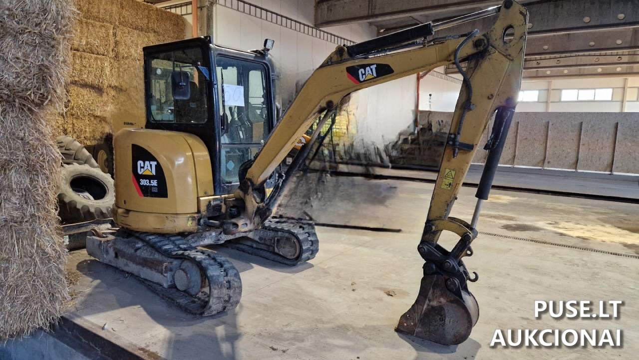 Mini ekskavatorius CAT 303.5E Traktoriai, savaeigės mašinos, priekabos, puspriekabės 4