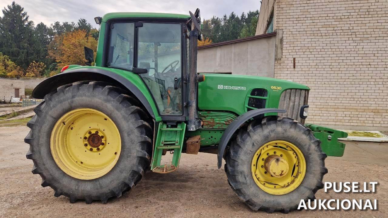 Ratinis traktorius John Deere 6630 Traktoriai, savaeigės mašinos, priekabos, puspriekabės 4