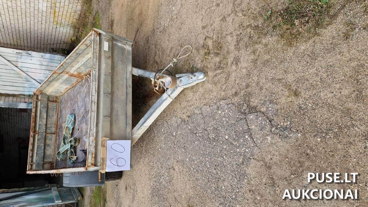 Priekaba Tauras 700-02S Priekaba, kai b.m.  mažiau arba lygu  0,75t. 2