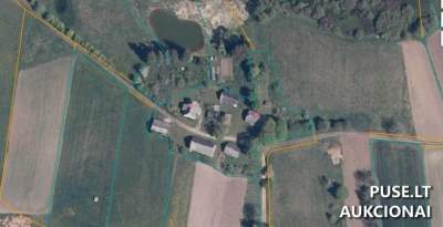 Žemės sklypo 266/1829 dalis ir pastatai Telšių r. Kūjainių k. Ežero g. 21, kaina nuo 8800 EUR