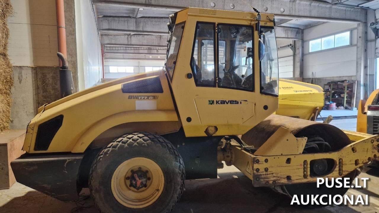 Vibrovolas Bomag BW177 D-4 Traktoriai, savaeigės mašinos, priekabos, puspriekabės 3
