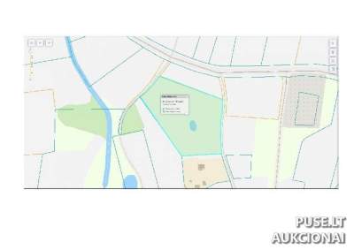 1.14 ha žemės ūkio sklypas Alytaus rajone, Makniūnų kaime, pradinė kaina 1888 EUR