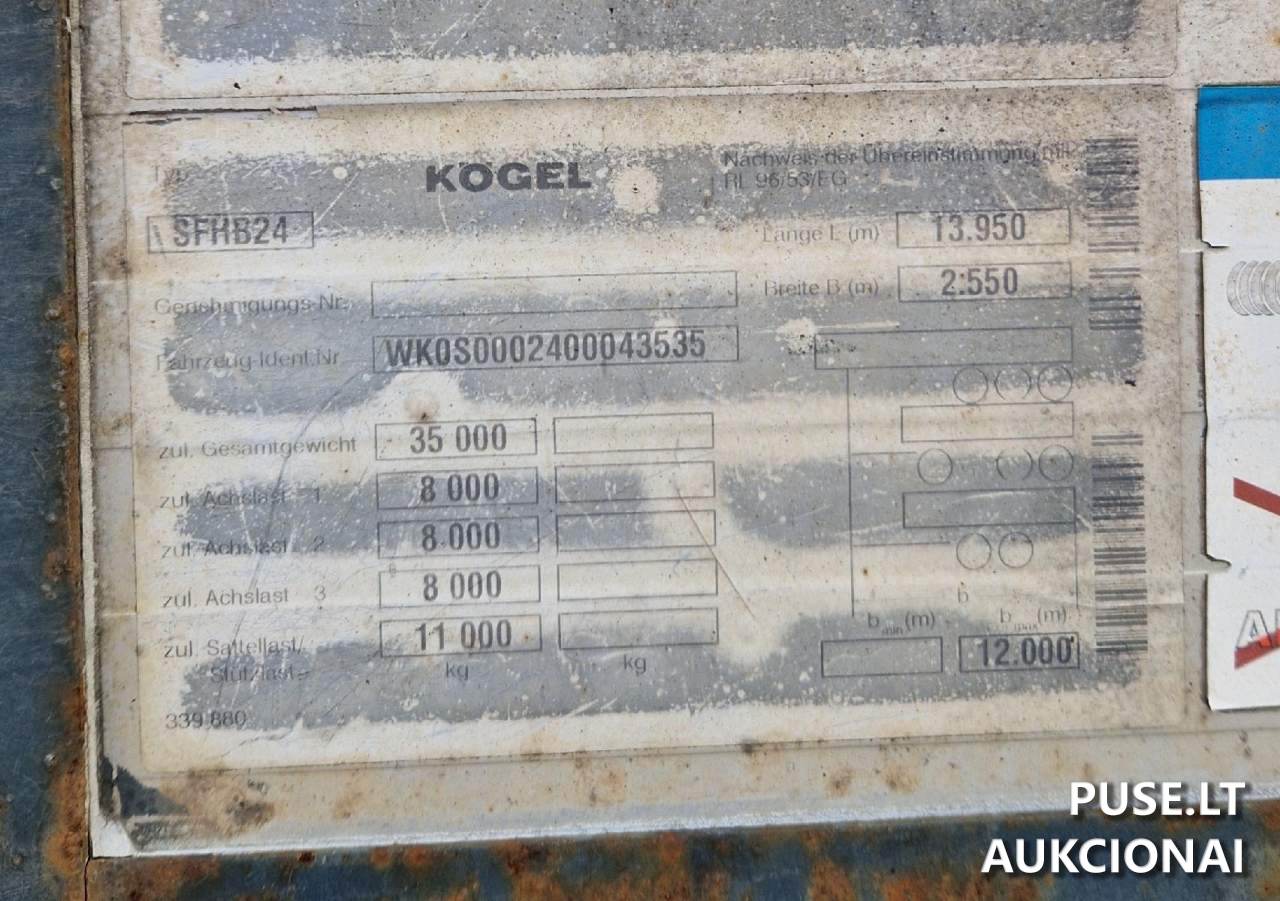 Puspriekabė KOEGEL Priekaba arba puspriekabė virš 10t. 6