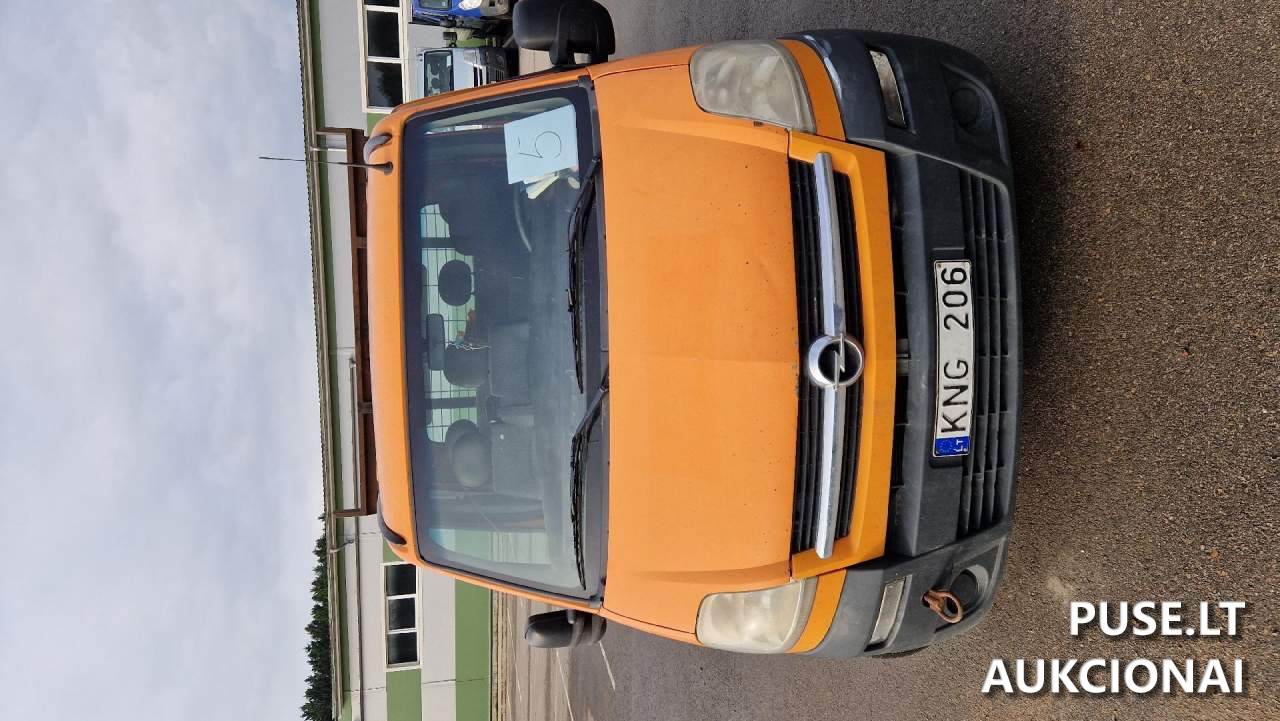 Automobilis Opel Movano Krovininis automobilis iki 3,5t. 2