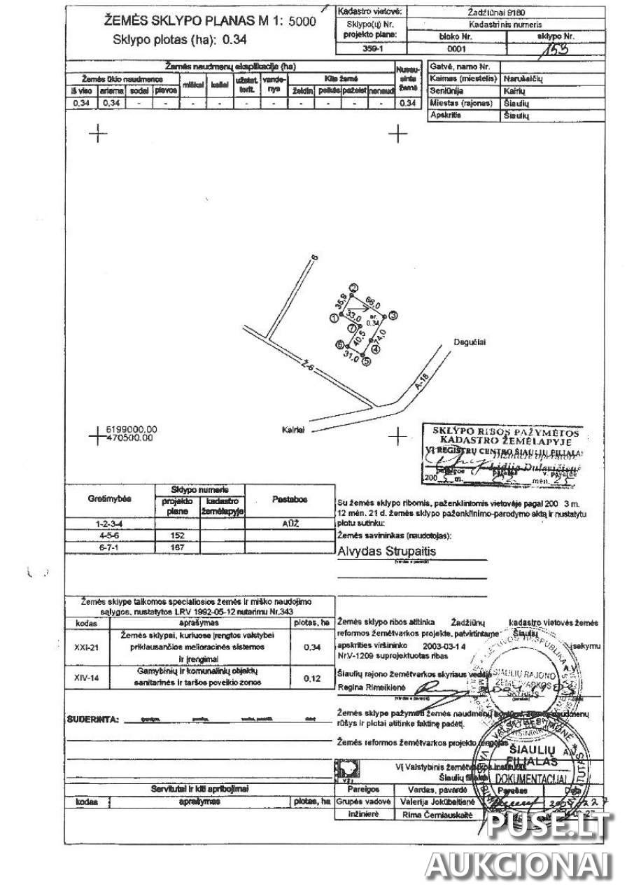 Žemės sklypas Sklypai Šiauliai District Municipality, Lithuania 1