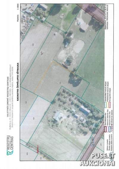 3/16 dalis žemės ūkio sklypo Šiaulių r. sav. Norušaičių k. 296 EUR