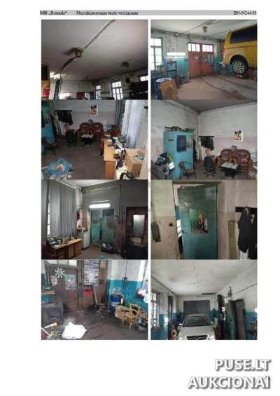 Garažas Šilutėje, Aukštumalės g. 5, 73/100 dalis, 100000 EUR pradinė kaina