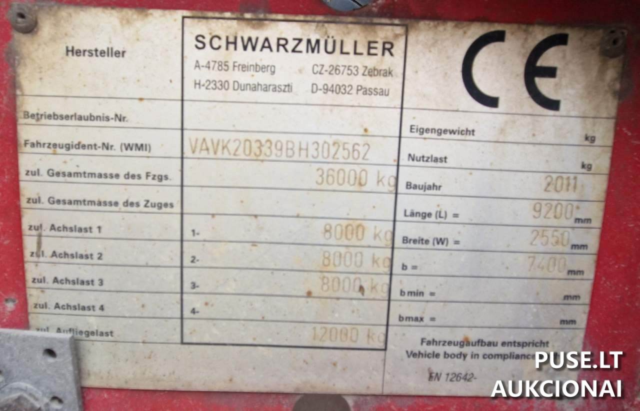 Priekaba Schwarzmuller K-Serie Priekaba arba puspriekabė virš 10t. 6