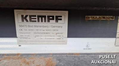 Kempf SKM 35/3 puspriekabė aukcione nuo 5000 EUR