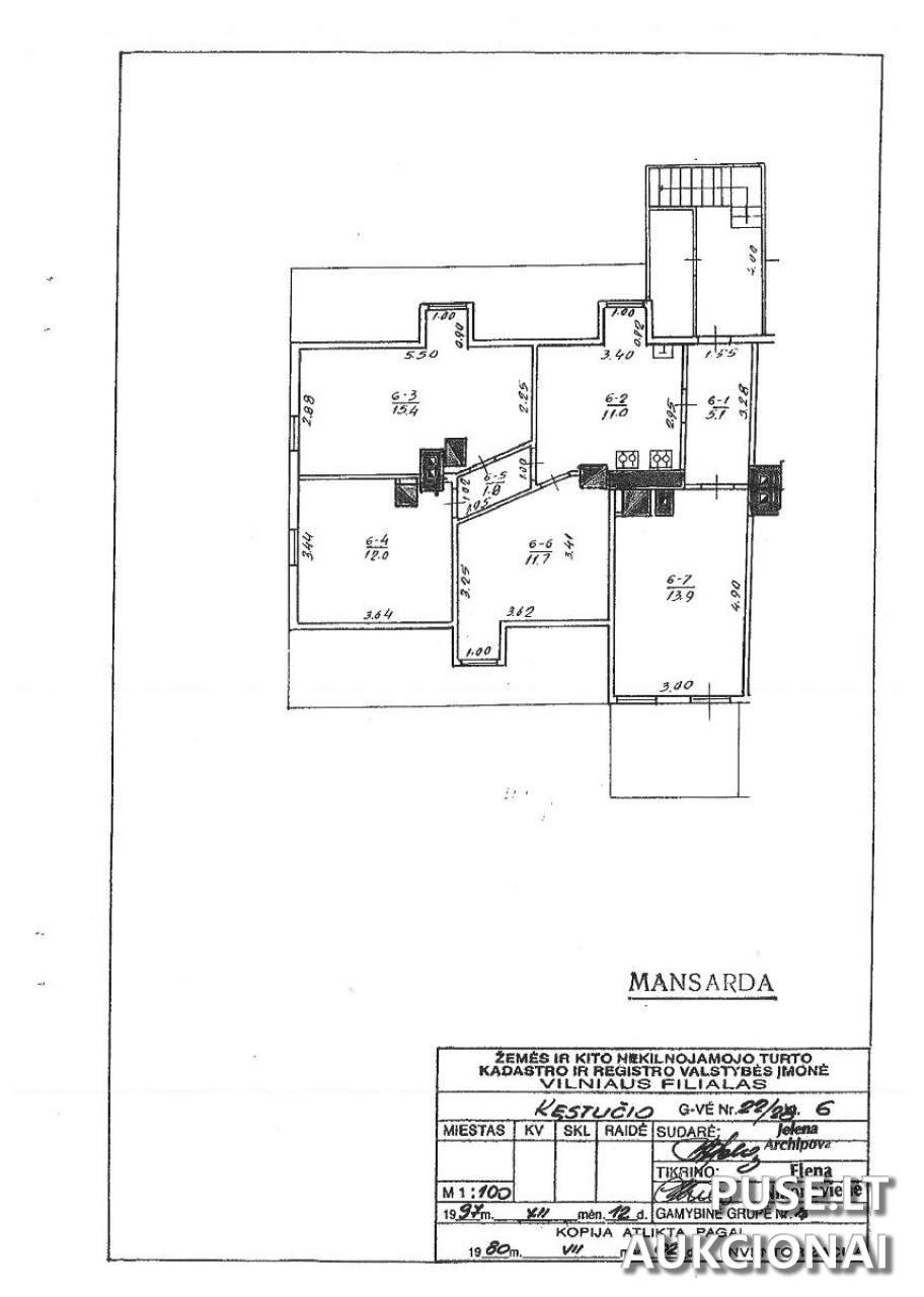 Butas Patalpos/Butai Kęstučio g. 22, Vilnius, 08115 Vilniaus m. sav., Lithuania 1