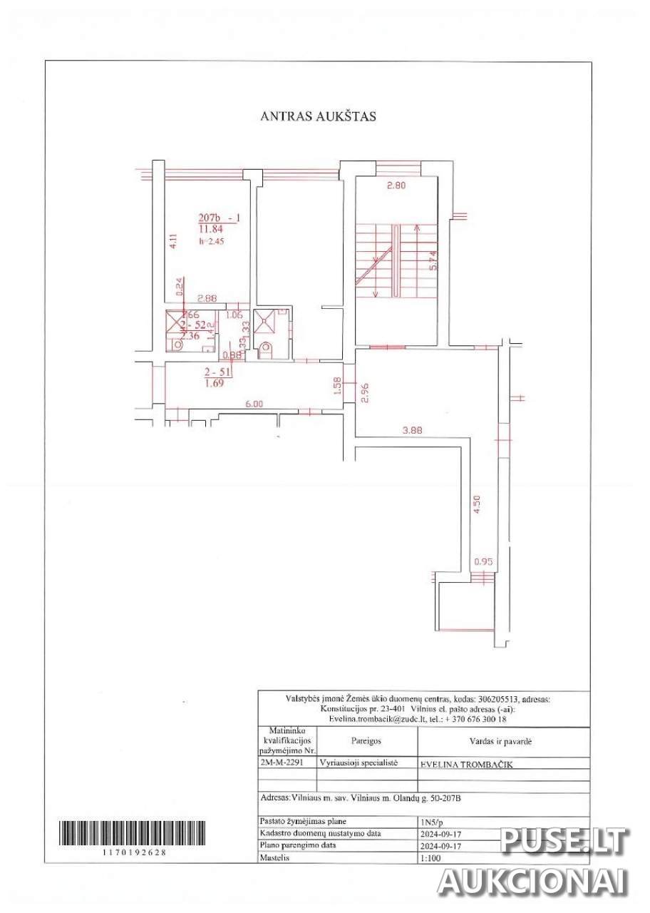 Butas Patalpos/Butai Olandų g. 50, Vilnius, 01211 Vilniaus m. sav., Lithuania 1