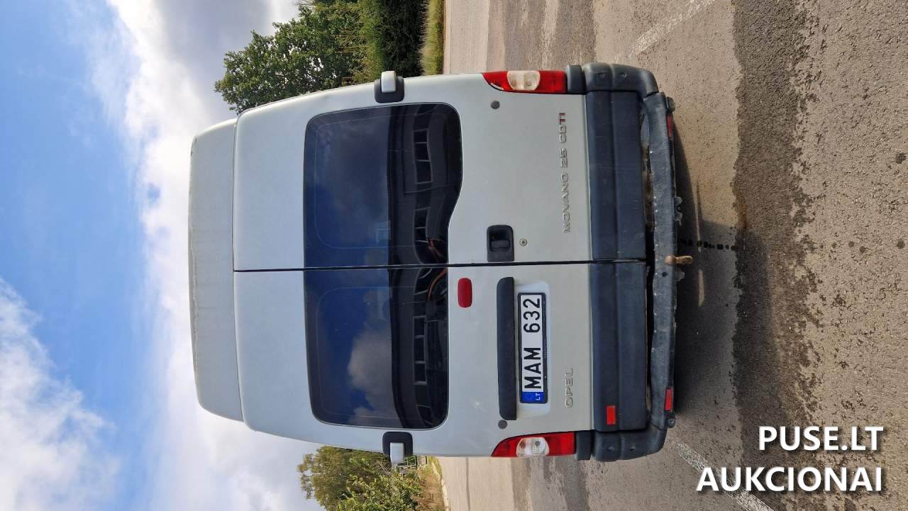 Automobilis Opel Movano Krovininis automobilis iki 3,5t. 5