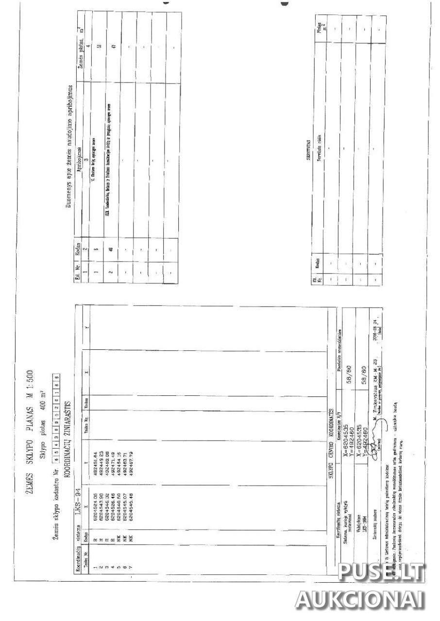 Žemės sklypas Sklypai Tulpės 5-oji g. 12, 83168 Pakruojis, Lithuania 1