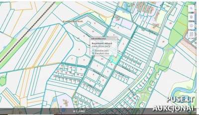 Žemės sklypas 0.4094 ha Klaipėdos rajone, Kretingalės miestelyje, parduodamas aukcione nuo 16335 EUR