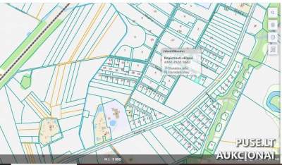 Parduodamas 0.1140 ha žemės sklypas Kretingalės miestelyje, Pušų g. 7, Klaipėdos r. – 5010 EUR