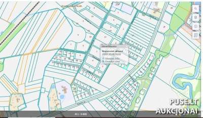 Žemės sklypas Kretingalėje, Pušų g. 9, 0.1264 ha, pradinė kaina 5590 EUR - Aukcionas