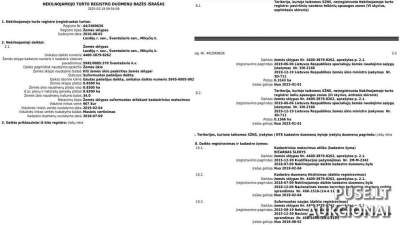 Žemės ūkio paskirties sklypai Lazdijų rajone, Mikyčių kaime, 0.83 ha, pradinė kaina 2080 EUR