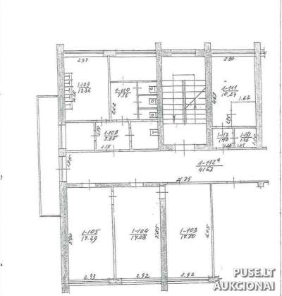 Patalpos/Butas Jurbarko r. sav. Smalininkų m. Parko g. 4B-12, kaina 2106 EUR