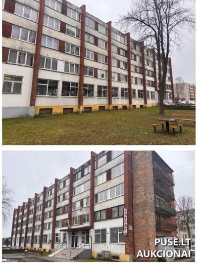 Parduodamas 1 kambario butas Jurbarke, Kauno g. 32 pradinė kaina 9360 EUR