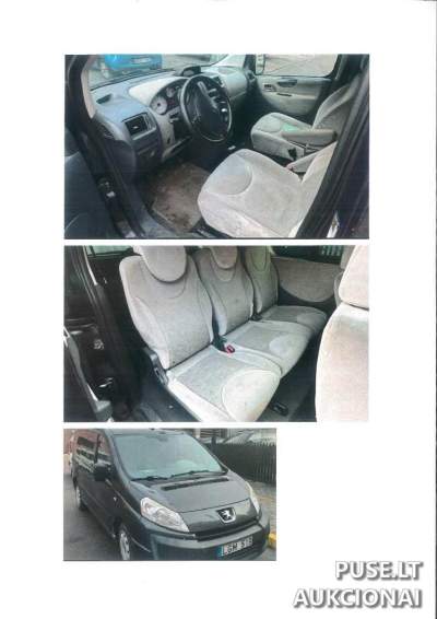 Keleivinis mikroautobusas PEUGEOT EXPERT aukcione nuo 3360 EUR