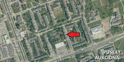 3 kambarių buto dalis Klaipėdoje, Statybininkų pr. 16, pradinė kaina 8494 EUR