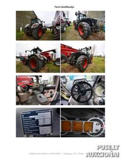 Traktoriai, savaeigės mašinos, priekabos, puspriekabės - Ratinis traktorius Fendt, 936 Vario, v/n T6385B, id. kodas5000479950, registracijos numeris-0176706, 2007 metai.