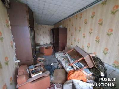 Mažo ploto butas Mažeikiuose Sodų g. 11, pradinė kaina 7700 EUR