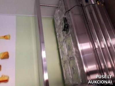 Šaltų patiekalų mobilus bufetas Alytuje pradinė kaina 1150 EUR