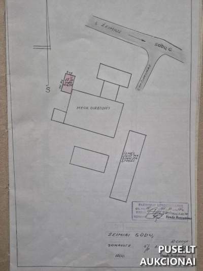 Sandėlis Jonavos rajone, Žeimių miestelyje, Sodų g. 13, pradinė kaina 12000 EUR