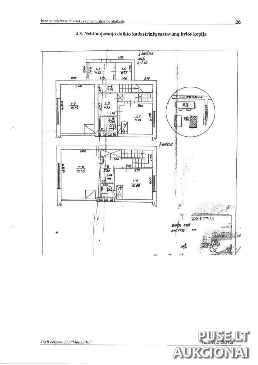 Butas Nr.1 Patalpos/Butai Tiesioji g. 28, 41307 Ančiškiai, Lithuania 1