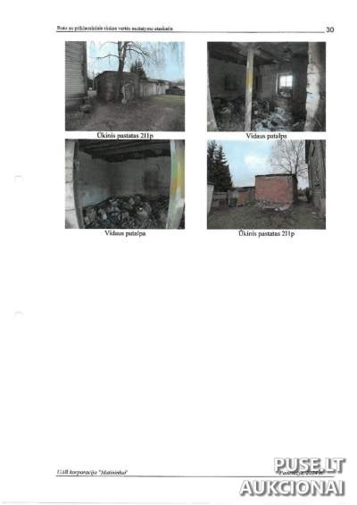 Parduodamas 33.77 kv.m butas Vabalninke, Kosmonautų g. 14-2, pradinė kaina 880 EUR - Savivaldybės aukcionas