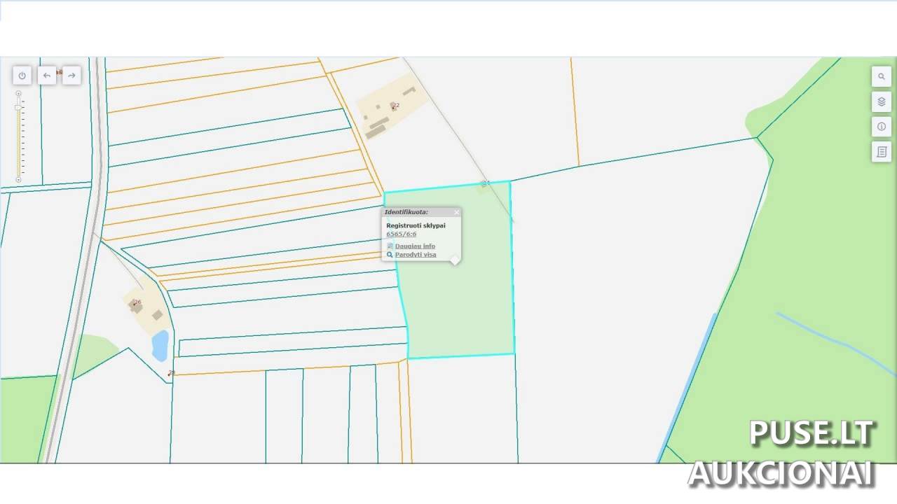 Žemės sklypas Sklypai Šilo g. 24, 83183 Pakruojo r. sav., Lithuania 3