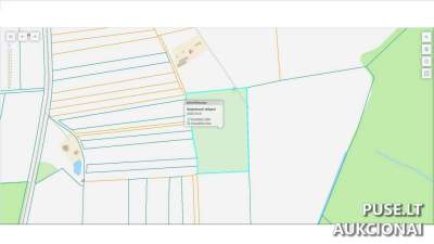 3/8 dalis žemės ūkio paskirties sklypo Pakruojo rajone, Karašilyje, 4290 EUR pradinė kaina