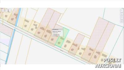 Žemės sklypas Radviliškio rajone, Valatkonių kaime, 0.20 ha, Gyvenamosios teritorijos, pradinė kaina 5022 EUR