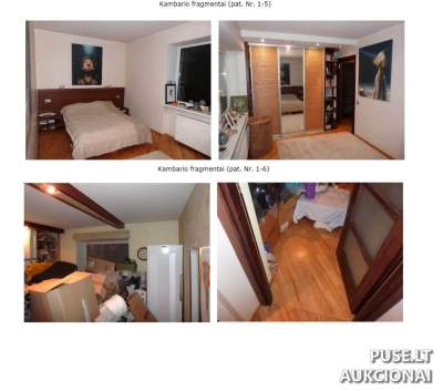 Trių kambarių butas Panevėžyje su rūsiu Anykščių g. 6, pradinė kaina 68000 EUR