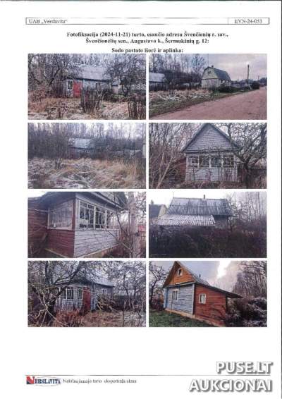 Žemės sklypas Švenčionių rajone, Augustavo kaime, pradinė kaina 6780 EUR