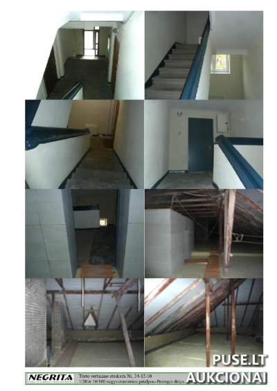1/20 negyvenamųjų patalpų dalis Kaune, Trakų g. 31, pradinė kaina 23000 EUR