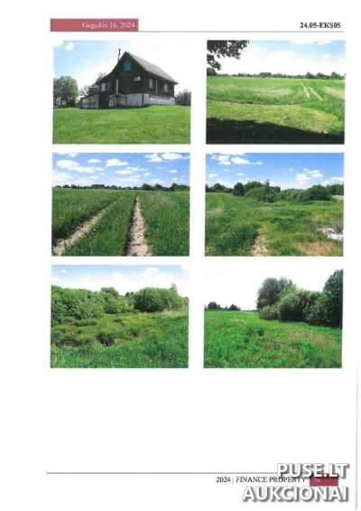 1/2 žemės sklypo dalis Alytaus rajone, Kružiūnų kaime, pradinė kaina 10080 EUR - Antstolio aukcionas