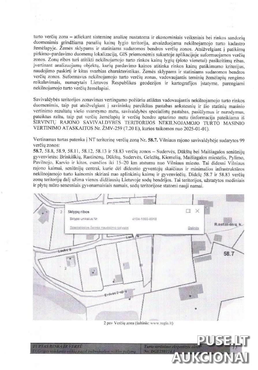 Žemės sklypas Sklypai Erdvės 2-oji g. 8, kaimas, 14216 Vilniaus r. sav., Lithuania 34