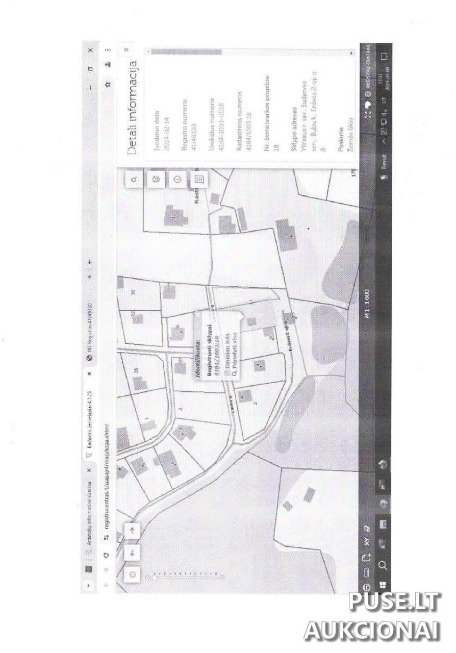 Žemės sklypas Sklypai Erdvės 2-oji g. 8, kaimas, 14216 Vilniaus r. sav., Lithuania 37