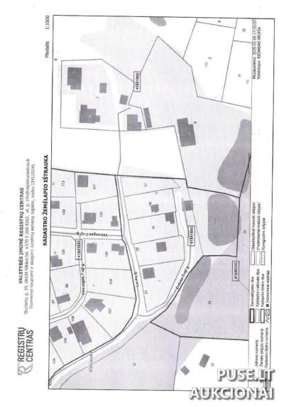 Žemės ūkio sklypas Vilniaus rajone Bubų kaimo Erdvės 2-ojoje g. 8, pradinė kaina 9456 EUR