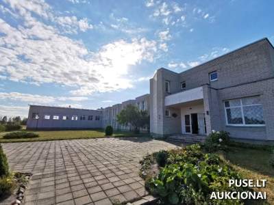 Parduodama mokykla Varėnos r. Vydenių k. Mokyklos g. 2, 2337 kv.m, pradinė kaina 48306 EUR