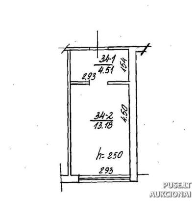 Mažas butas Šiauliuose, Tilžės g. 36, pradinė kaina 8300 EUR - Turto banko aukcionas