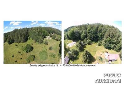 Žemės sklypo dalis Vilniaus rajone, Liucionių kaime, 616 EUR pradinė kaina