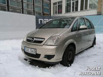 Parduodamas automobilis Opel Meriva benzinas 2008 m. aukcione Vilniuje nuo 750 EUR