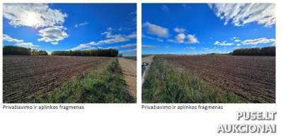 Žemės sklypas Varėnos r. sav. Krivilių k. 19 ha su mišku ir ariama žeme 12000 EUR