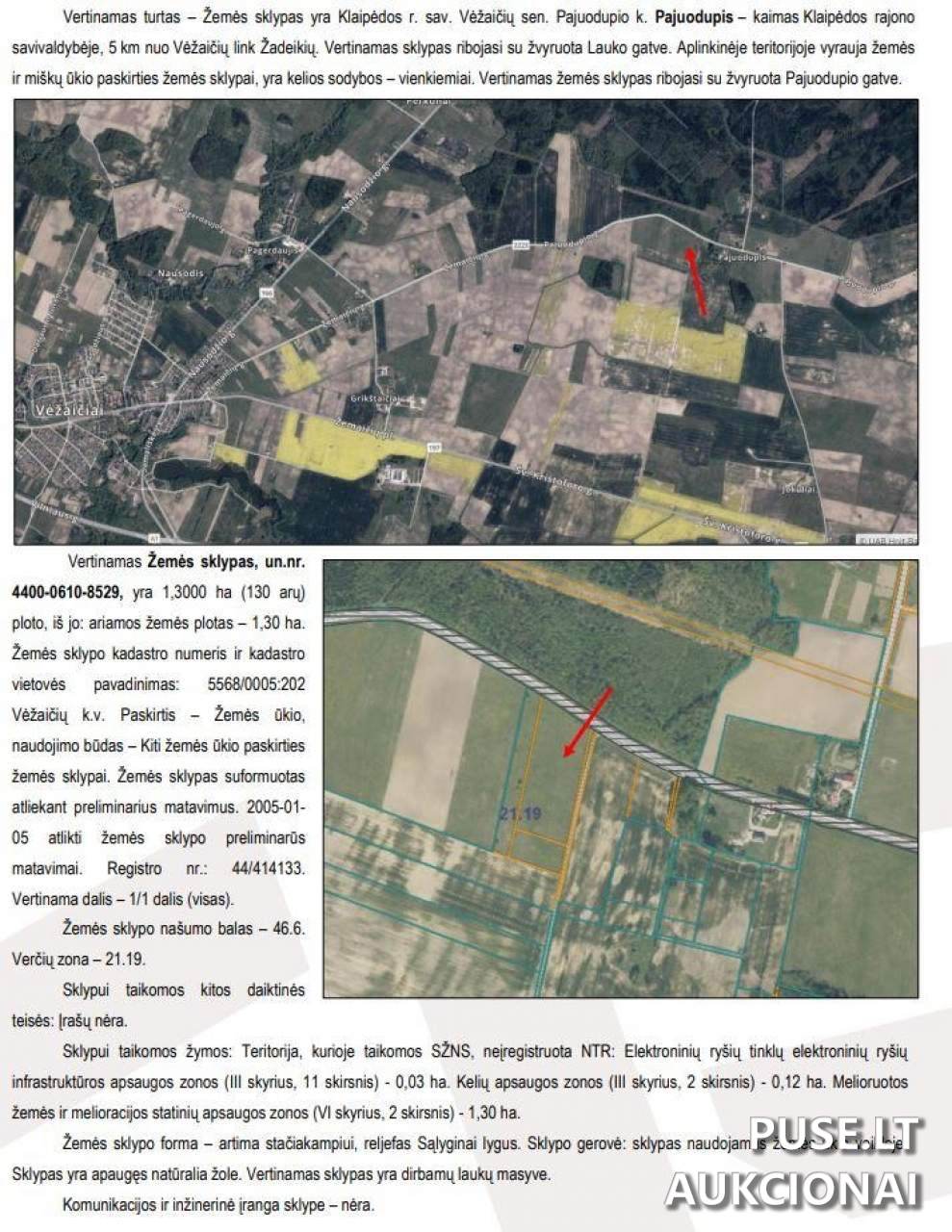 Žemės sklypas Sklypai Pajuodupis, 96213 Klaipėda District Municipality, Lithuania 2