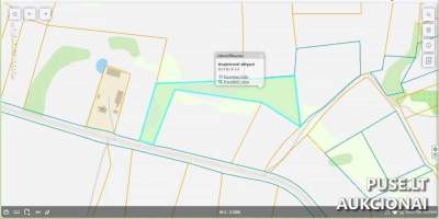 Žemės sklypas Ukmergės rajone, Meižėnų kaime, pradinė kaina 3056 EUR